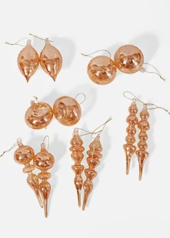 Discount Weihnachtskugeln (12-tlg. Set) Wohnaccessoires|Weihnachtsdeko & -Textilien·Weihnachtskugeln