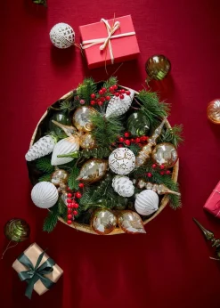 Discount Weihnachtskugeln (12-tlg. Set) Wohnaccessoires|Weihnachtsdeko & -Textilien·Weihnachtskugeln