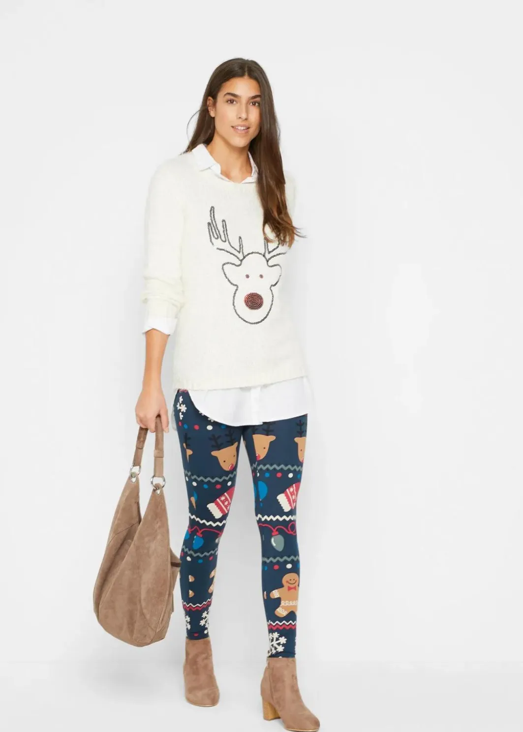 Damen bonprix Bekleidung·Umstandsmode|Bekleidung·Jeans|Weihnachtspullover