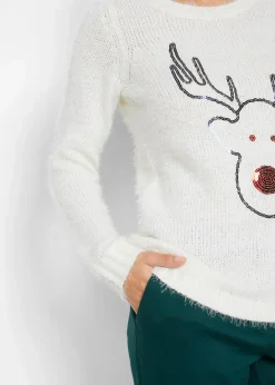Damen bonprix Bekleidung·Umstandsmode|Bekleidung·Jeans|Weihnachtspullover