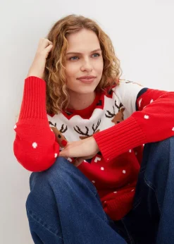 Damen bonprix Pullover & Strickjacken|Strickmode|Weihnachtspullover