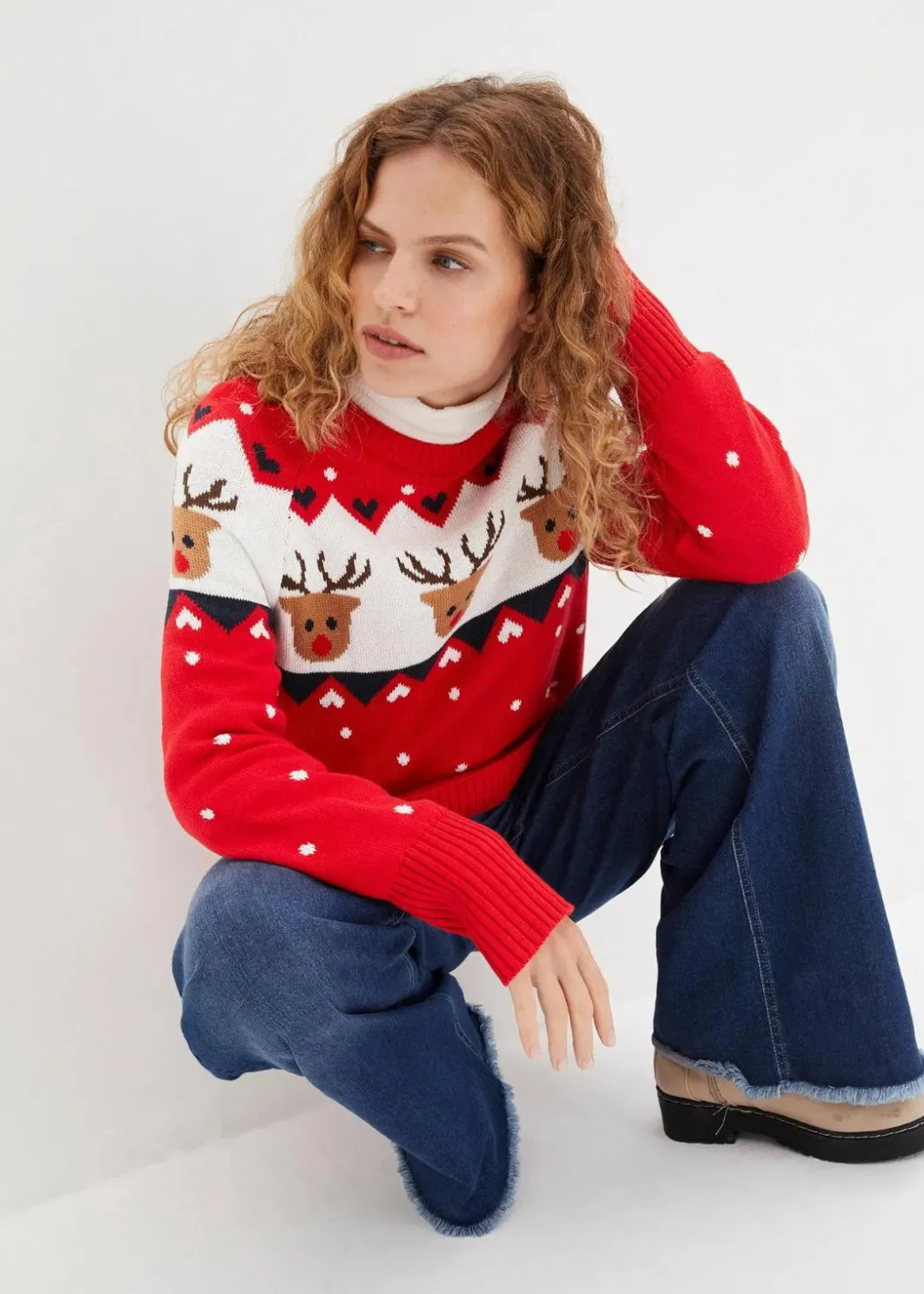 Damen bonprix Pullover & Strickjacken|Strickmode|Weihnachtspullover