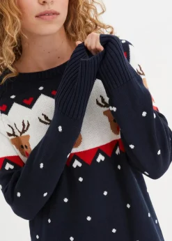 Damen bonprix Bekleidung·Umstandsmode|Bekleidung·Jeans|Weihnachtspullover