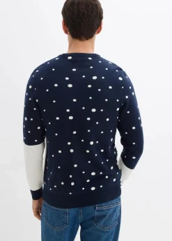 Herren bonprix Große Größen|Pullover & Strickjacken|Weihnachtspullover mit Baumwolle