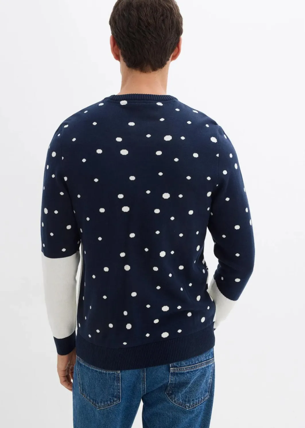 Herren bonprix Große Größen|Pullover & Strickjacken|Weihnachtspullover mit Baumwolle