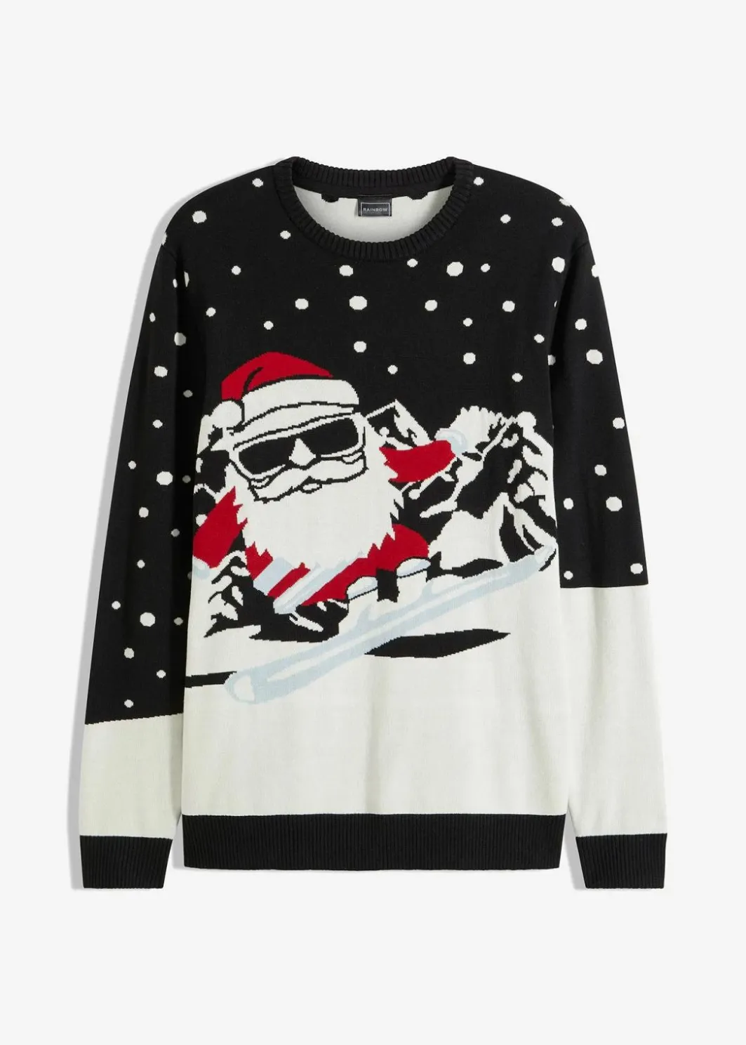 Herren bonprix Pullover & Strickjacken|Große Größen|Weihnachtspullover mit Baumwolle