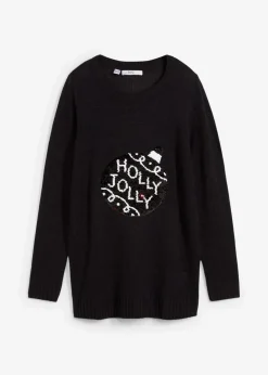 Sale Weihnachtspullover mit Wendepailletten Damen Bekleidung·Umstandsmode|Bekleidung·Jeans
