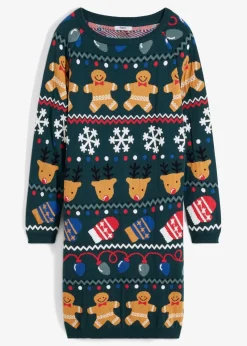 Damen bonprix Bekleidung·Umstandsmode|Kleider|Weihnachts-Strickkleid