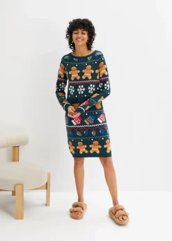 Damen bonprix Bekleidung·Umstandsmode|Kleider|Weihnachts-Strickkleid