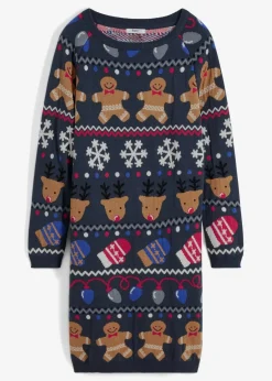 Damen bonprix Bekleidung·Umstandsmode|Kleider|Weihnachts-Strickkleid