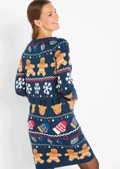 Damen bonprix Bekleidung·Umstandsmode|Kleider|Weihnachts-Strickkleid
