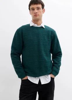 Herren bonprix Große Größen|Sweat|Weihnachtssweatshirt mit Tannenbaummotiv