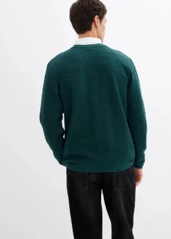 Herren bonprix Große Größen|Sweat|Weihnachtssweatshirt mit Tannenbaummotiv