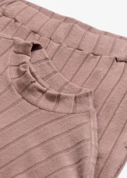 Damen bonprix Homewear|Nachtwäsche|Weit geschnittener Loungewear Hausanzug aus weicher Rippe