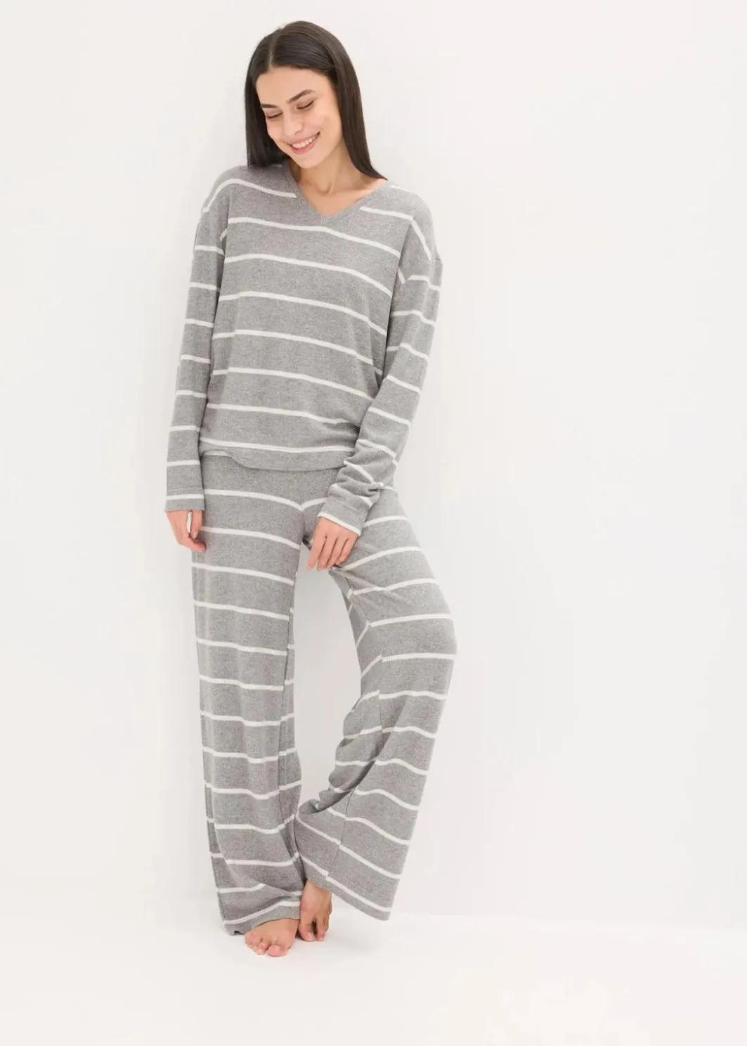 Discount Weit geschnittener Loungewear Hausanzug aus weichem Material Damen Wäsche·Homewear|Wäsche·Nachtwäsche