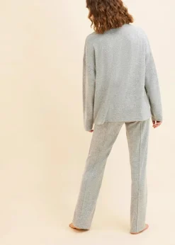 New Weit geschnittener Loungewear Hausanzug aus weicher Qualität Damen Homewear