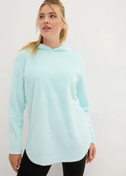 Clearance Weit geschnittener Loungewear Kuschel-Fleece Longpullover Damen Homewear|Sportwäsche