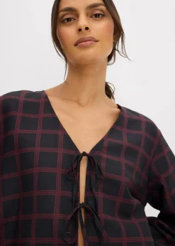 New Weite Bluse aus softer Viskose Damen Blusen & Tuniken|Zweiteiler & Sets