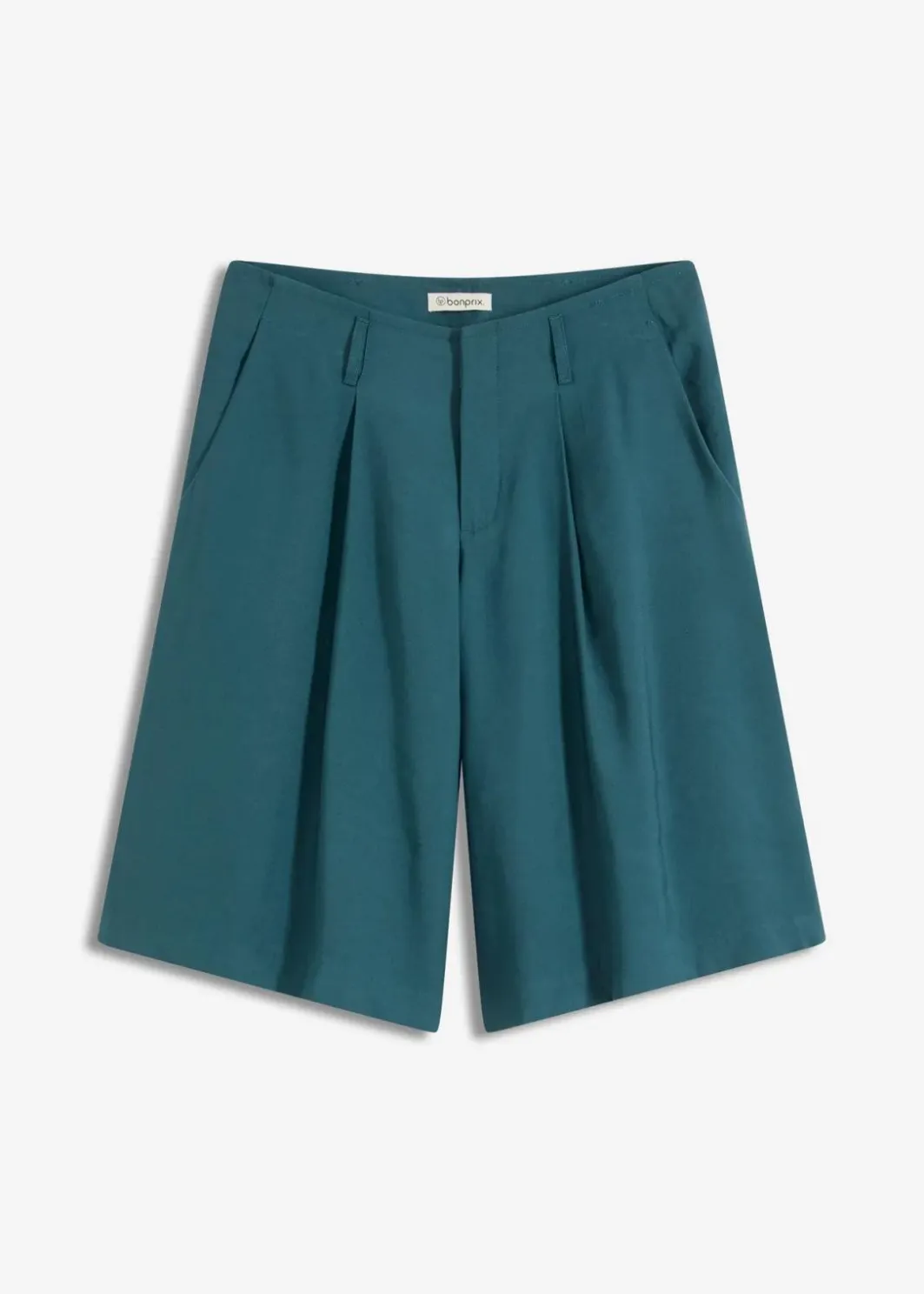 Damen bonprix Bekleidung·Outdoorbekleidung|Bekleidung·Kleider|Weite Bundfalten Bermuda
