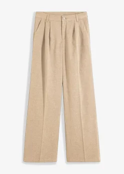 Damen bonprix Hosen|Bekleidung·Kleider|Weite Bundfaltenhose