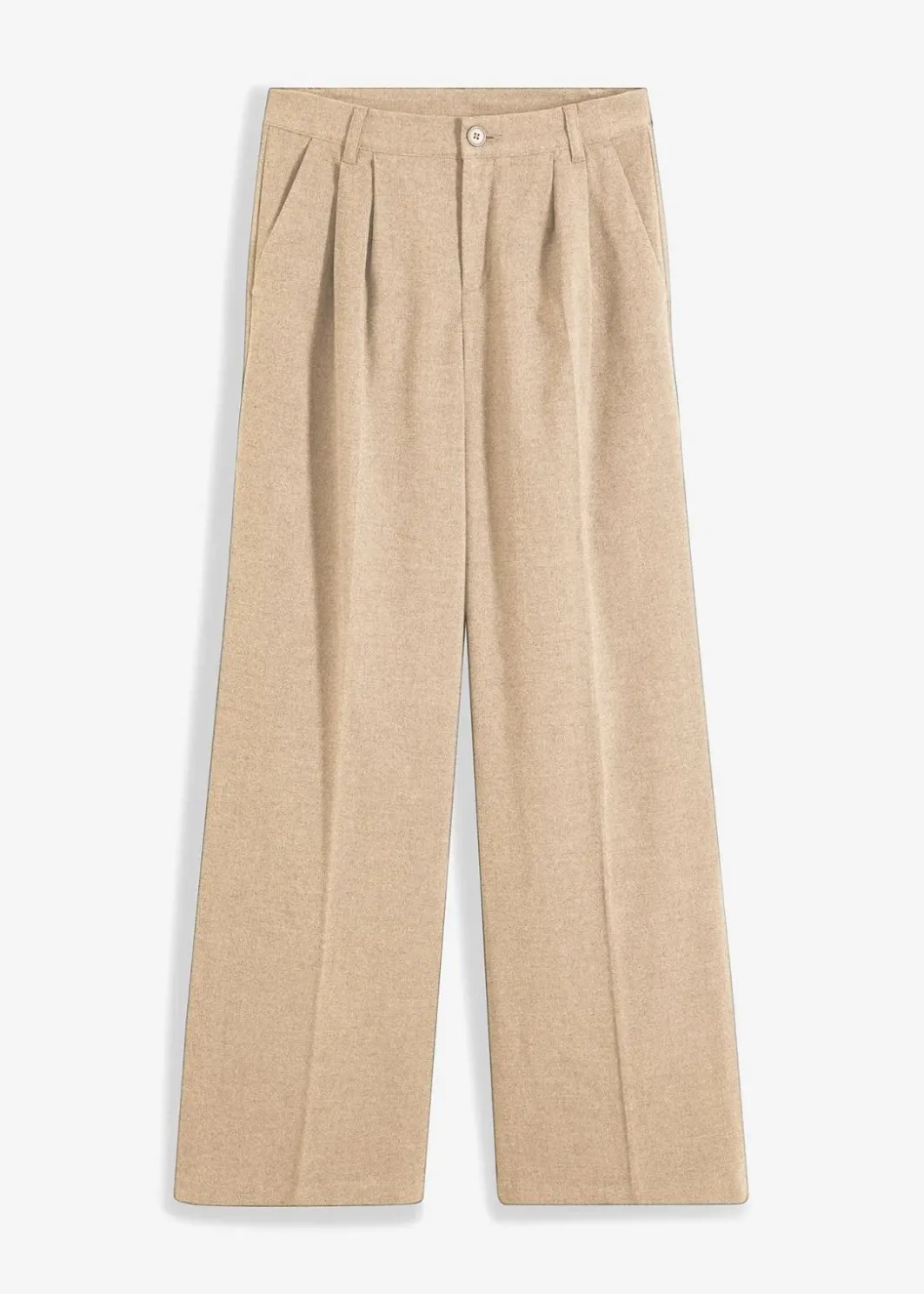 Damen bonprix Hosen|Bekleidung·Kleider|Weite Bundfaltenhose