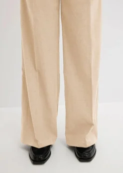 Damen bonprix Hosen|Bekleidung·Kleider|Weite Bundfaltenhose
