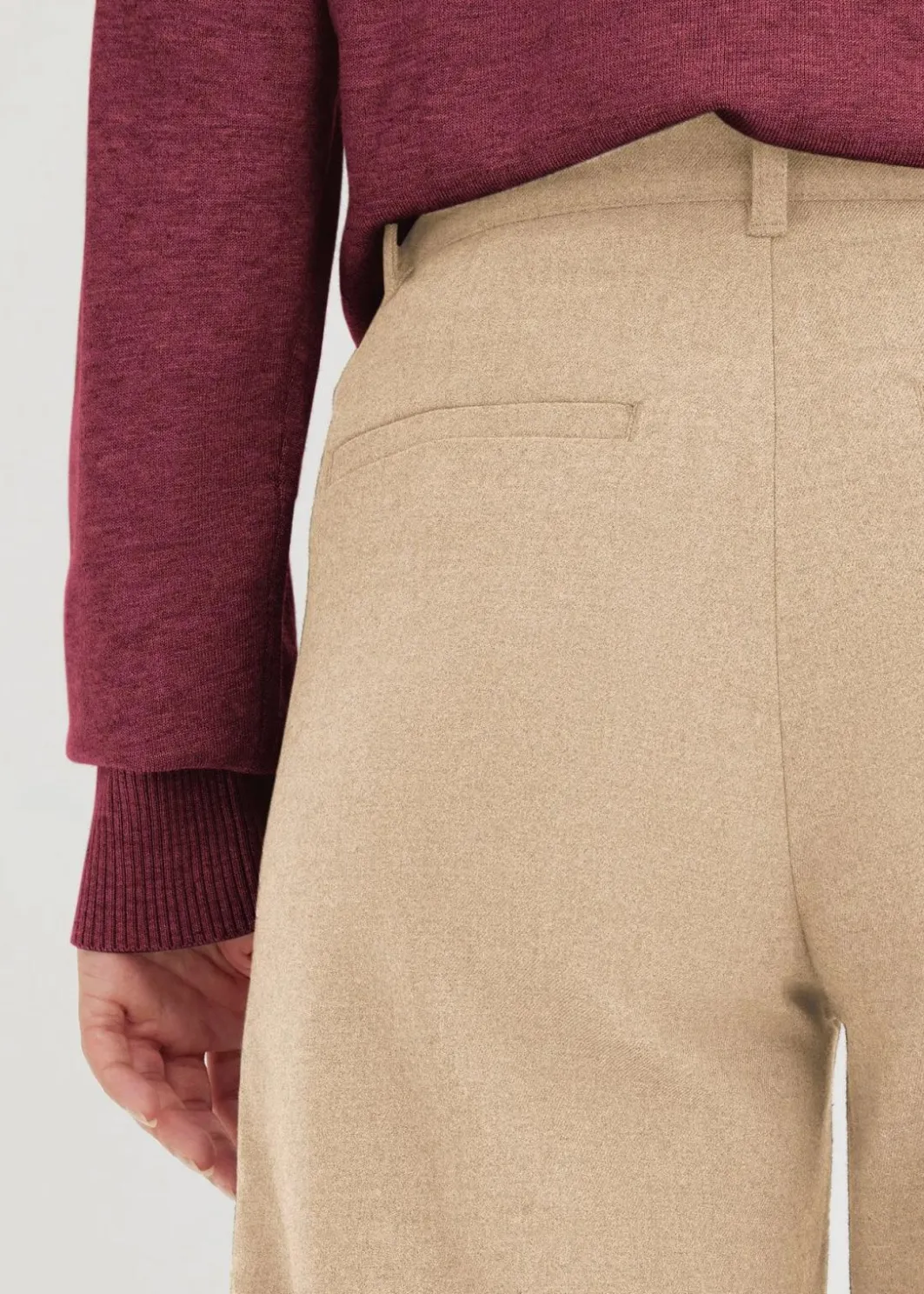 Damen bonprix Hosen|Bekleidung·Kleider|Weite Bundfaltenhose