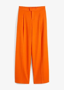 Clearance Weite Bundfaltenhose Damen Bekleidung·Kleider|Hosen