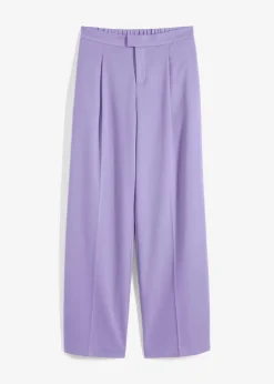 Damen bonprix Nachhaltigere Materialien|Hosen|Weite Bundfaltenhose