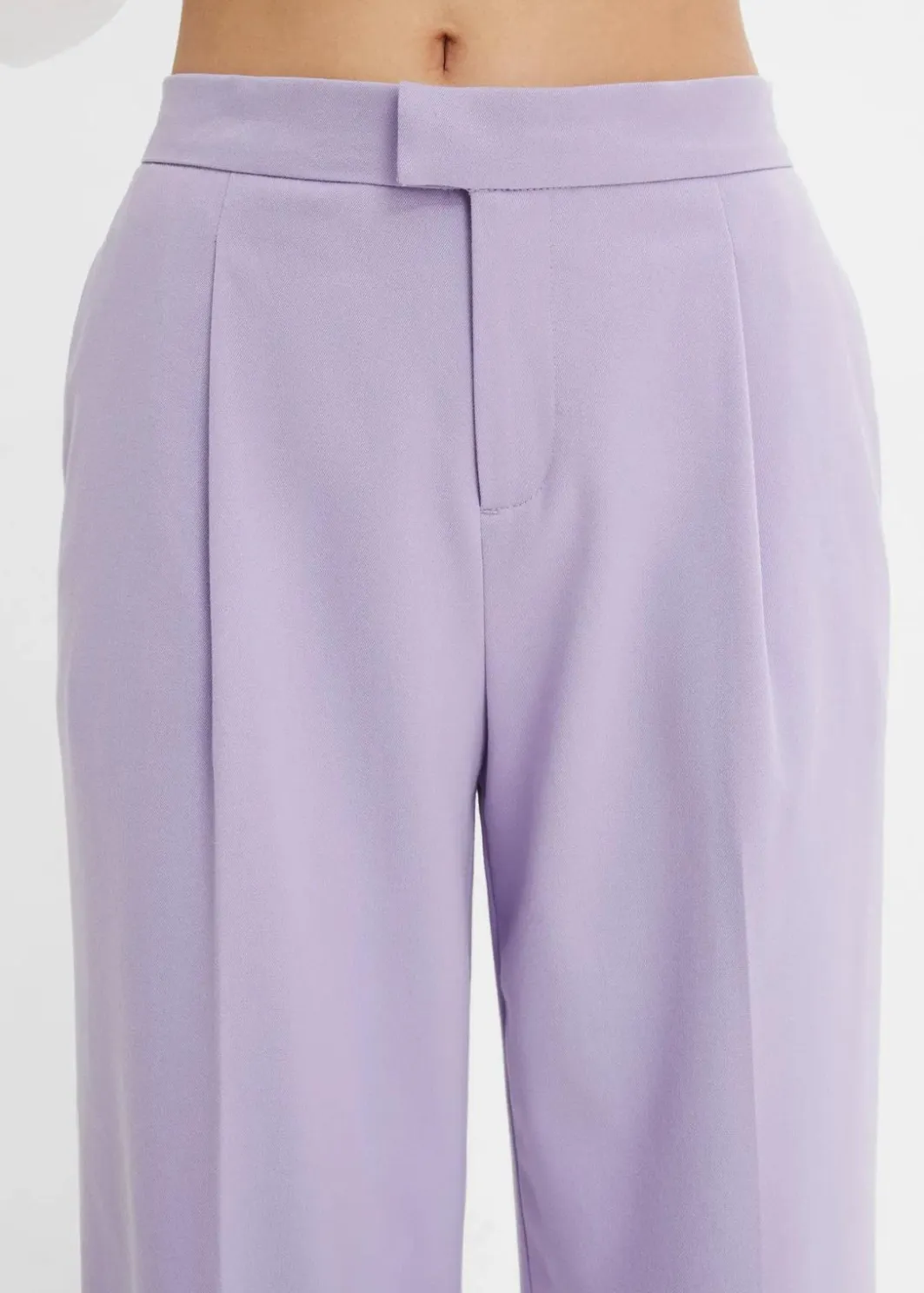 Damen bonprix Nachhaltigere Materialien|Hosen|Weite Bundfaltenhose