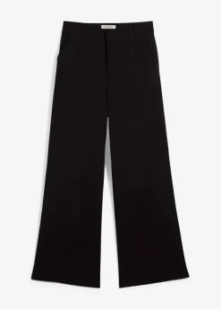 Online Weite Bundfaltenhose aus Viskosemix Damen Bekleidung·Kleider