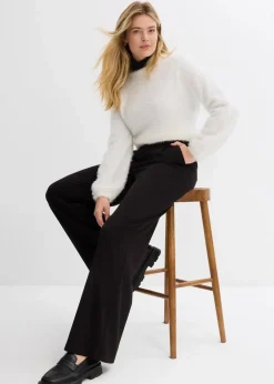 Online Weite Bundfaltenhose aus Viskosemix Damen Bekleidung·Kleider