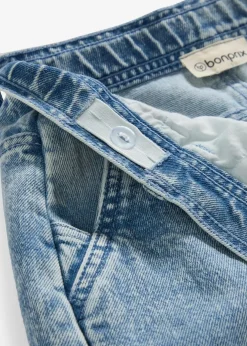 Kinder bonprix Mädchen 9-16 Jahre·Jeans|Weite Cargo-Jeans Mid Waist