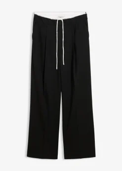 Weite Hose aus Viskose-Mix Damen Hosen|Bekleidung·Kleider