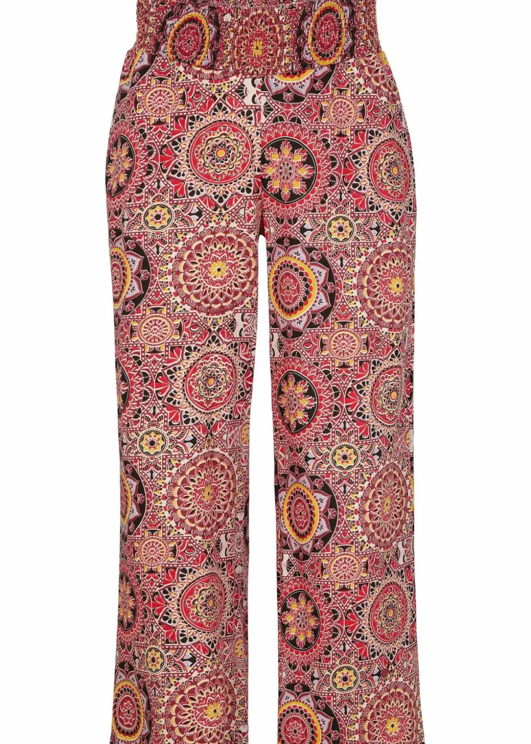 Sale Weite Jersey-Culotte mit breitem Smockbund, 7/8-Länge Damen Bekleidung·Kleider|Hosen