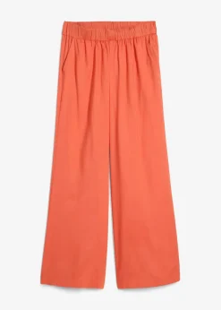 Outlet Weite Palazzo-Hose mit Bequembund Damen Bekleidung·Kleider|Hosen
