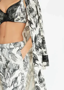 Damen bonprix Wäsche·Nachtwäsche|Nachhaltigere Materialien|Weite Pyjamahose aus softem Viskose-Mix