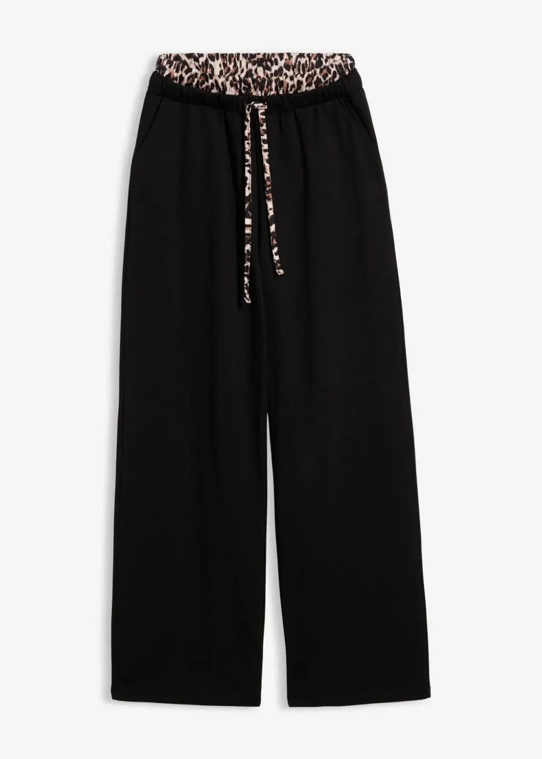 Clearance Weite Sweathose mit Kontrastbund Damen Bekleidung·Blusen & Tuniken|Bekleidung·Kleider