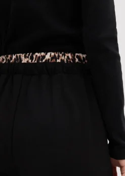 Clearance Weite Sweathose mit Kontrastbund Damen Bekleidung·Blusen & Tuniken|Bekleidung·Kleider