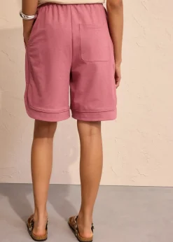 Damen bonprix Hosen|Shorts|Weite Sweat-Shorts aus Baumwoll-Mix