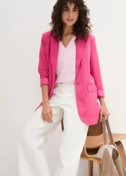 Damen bonprix Shirts & Tops|Basics|Weites Long-Shirt mit V-Ausschnitt, Kurzarm (5er Pack)