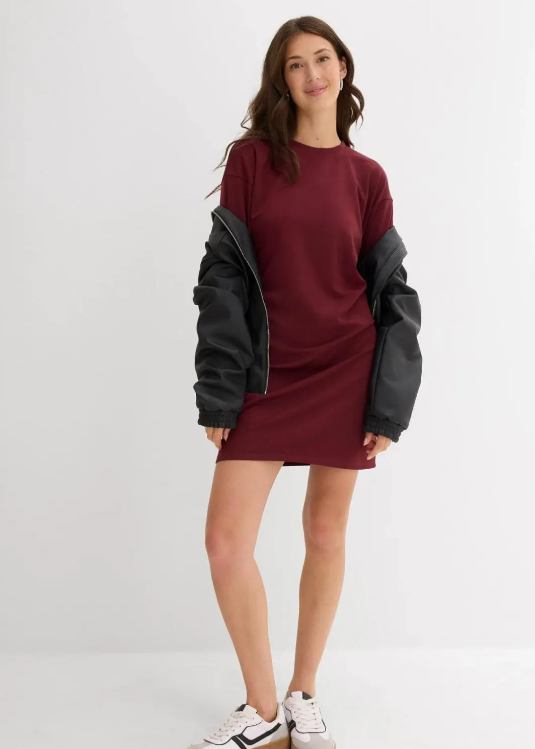 New Weites T-Shirt Kleid Damen Kleider|Bekleidung·Pullover & Strickjacken