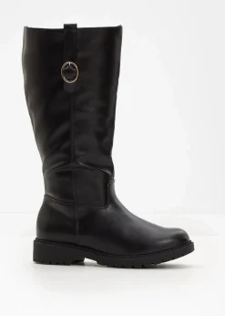 Damen bonprix Gefütterte Winterschuhe|Stiefel|Weitschaftstiefel