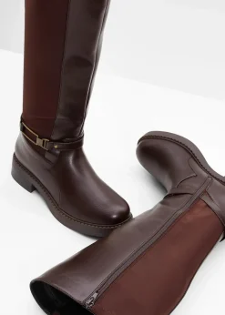Damen bonprix Stiefel|Schuhe & Accessoires In Spezialgrößen·Elastischer Schaft|Weitschaftstiefel