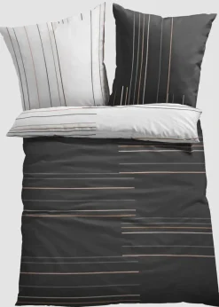bonprix Bettwäsche|Wendbare Baumwollmix-Bettwäsche
