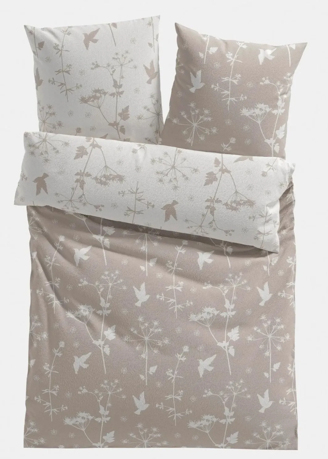 Wendebettwäsche mit floralem Design Bettwäsche