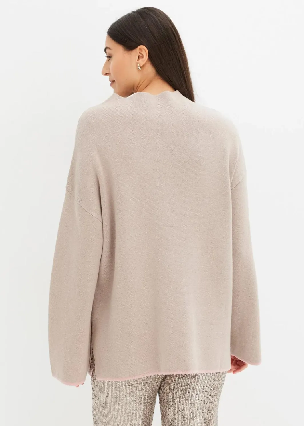 Damen bonprix Bekleidung·Umstandsmode|Bekleidung·Jeans|Wende-Pullover aus Feinstrick