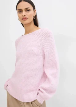 Damen bonprix Bekleidung·Umstandsmode|Strickmode|Wendestrickjacke mit Schleifen