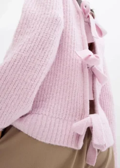 Damen bonprix Bekleidung·Umstandsmode|Strickmode|Wendestrickjacke mit Schleifen