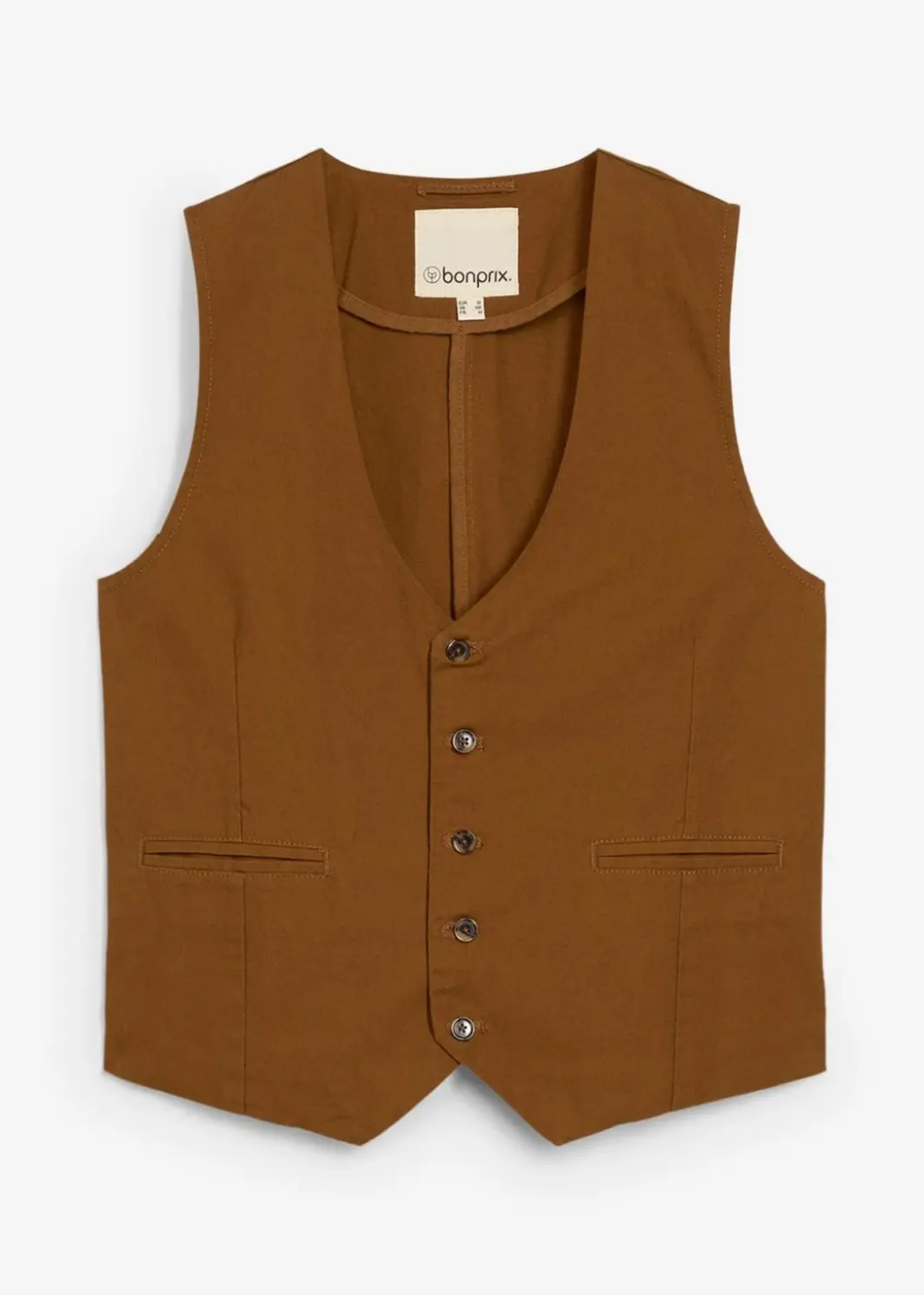 Herren bonprix Große Größen|Jacken & Mäntel|Weste aus Baumwollcanvas